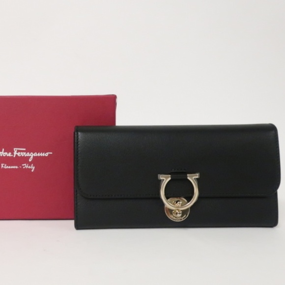 Salvatore Ferragamo Handbags - Salvatore Ferragamo Gancini Continental Wallet